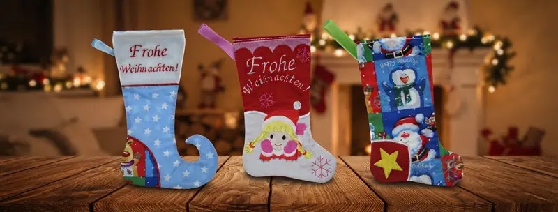 Nikolausstiefel mit Namen im Sale – bestickte Einzelstücke