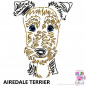 Preview: Impfausweishülle mit Airedale Terrier