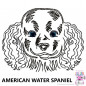 Preview: Impfausweishülle mit American Water Spaniel