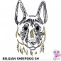 Preview: Impfausweishülle mit Belgian Sheepdog