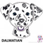 Preview: Impfausweishülle mit Dalmatian