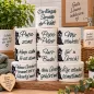 Preview: Bestickte Toilettenpapier Banderole mit lustigem Spruch
