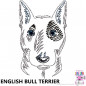 Preview: Impfausweishülle mit English Bull Terrier