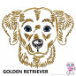 Preview: Impfausweishülle mit Golden Retriever