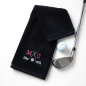 Preview: Golfhandtuch mit Namen bestickt