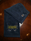 Preview: Personalisiertes Golfhandtuch mit Name bestickt