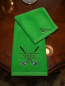 Preview: Personalisiertes Golfhandtuch mit Name bestickt