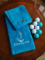 Preview: Golfhandtuch mit eigenem Namen besticken lassen