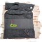 Preview: Golfhandtuch dunkelgrau mit Initialen oder Name