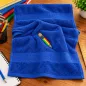 Preview: Bleistift Handtuch 30x50 cm mit Wunschname bestickt