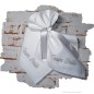 Preview: Stoffservietten Garnfarbe silber lurex