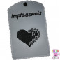 Preview: Impfausweis Pfoten Herz