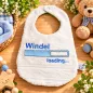 Preview: Baby Lätzchen Windel loading aus Baumwolle und Frottee