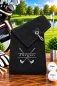 Preview: Handtuch Microfaser Schwarz Personalisierbar