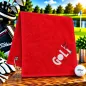 Preview: Golfhandtuch Rot