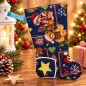 Preview: Nikolausstiefel Ferse Größe S bestickt Weihnachtsdeko