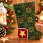 Preview: Nikolausstiefel Ferse Größe S bestickt Weihnachtsdeko