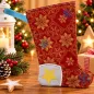 Preview: Nikolausstiefel Ferse Größe S bestickt Weihnachtsdeko