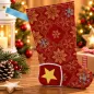 Preview: Nikolausstiefel Ferse Größe S bestickt Weihnachtsdeko