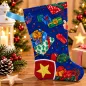 Preview: Nikolausstiefel Ferse Größe S bestickt Weihnachtsdeko