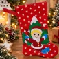 Preview: Nikolausstiefel Junge Größe S bestickt Weihnachtsdeko