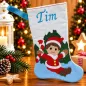 Preview: Nikolausstiefel Größe S mit Name Tim