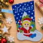 Preview: Nikolausstiefel Größe S mit Name Tobias