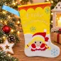 Preview: Nikolausstiefel Mädchen Frohe Weihnachten Größe S bestickt