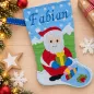 Preview: Nikolausstiefel Nikolaus Größe S mit Name Fabian