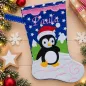 Preview: Nikolausstiefel Pinguin Größe S mit Name Paula