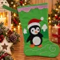 Preview: Nikolausstiefel Pinguin Größe S aus Baumwolle