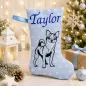 Preview: Nikolausstiefel Chihuahua mit Name Taylor