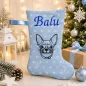 Preview: Nikolausstiefel Chihuahua mit Name Balu