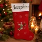 Preview: Weihnachstiefel Maus mit Namen