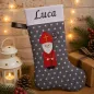 Preview: Weihnachtssocken Bischof mit Namen