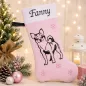 Preview: Personalisierte Chihuahua Nikolausstiefel
