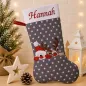 Preview: Nikolausstiefel Weihnachtsmann und Rentier
