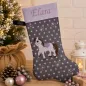 Preview: Personalisierte Nikolausstiefel altrosa