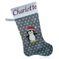 Preview: Nikolausstiefel Pinguin XXL mit Name