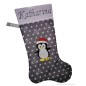 Preview: Nikolausstiefel Pinguin XXL mit Namen