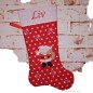 Preview: Weihnachtstiefel Weihnachtsmann mit Namen