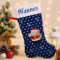 Preview: Weihnachtstiefel Weihnachtsmann mit Namen