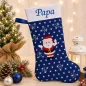 Preview: Weihnachtsmann Nikolausstiefel mit Namen