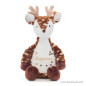 Preview: Hirsch Kuscheltier bestickt mit Namen