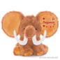 Preview: Stofftier Mammut bestickt mit Namen