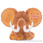 Preview: Mammut Kuscheltier bestickt mit Namen