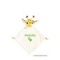 Preview: Schnuffeltuch Giraffe mit Schreibschrift