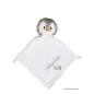 Preview: Schnuffeltuch Pinguin mit Schreibschrift