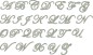 Preview: Muster von Schriftart