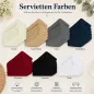 Preview: Stoffservietten Hochzeit mit Namen